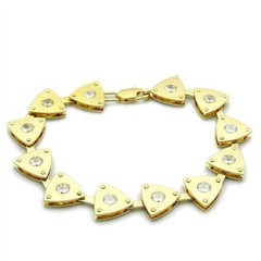Women’s Rhodium Silver Bracelet CZ Clear – Engagement, Date Night | Modern Minim