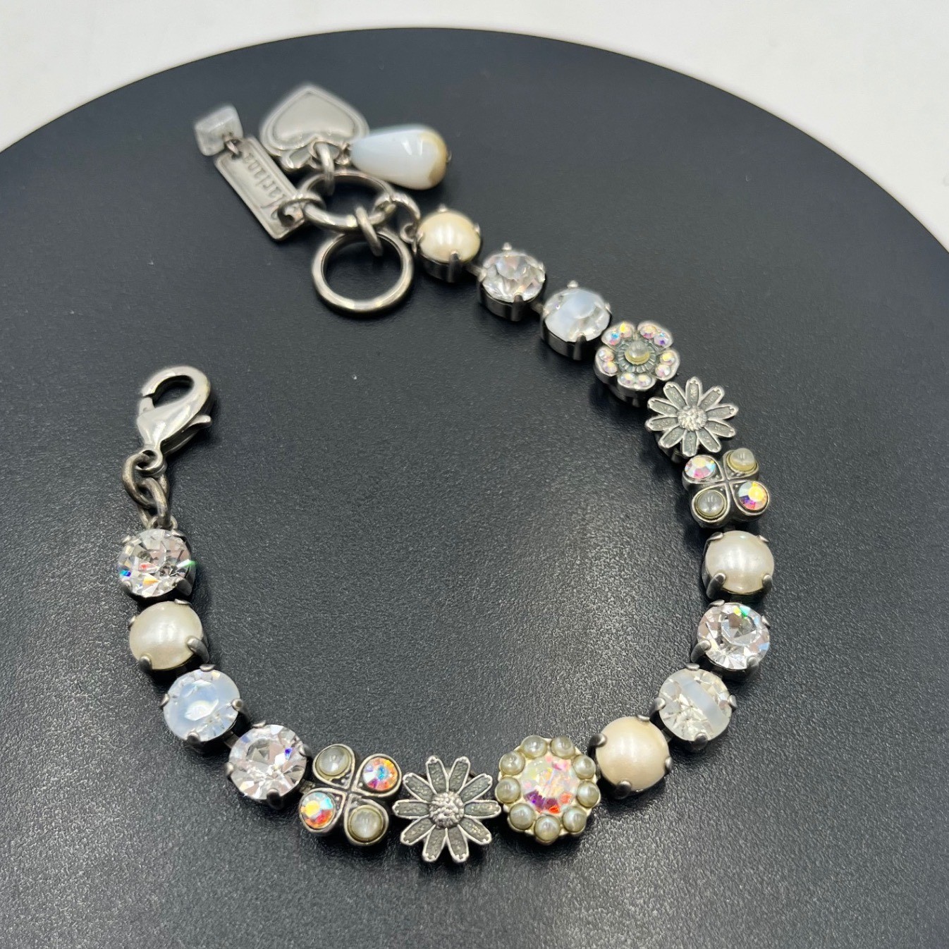 Mariana Israel Designer Opals Swarovski Crystal Pearl Wedding Colors Bracelet gallery
