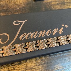 Jecanori Copper Magnetic Bracelet Cross Link Byzantine 8in 19mm Wide