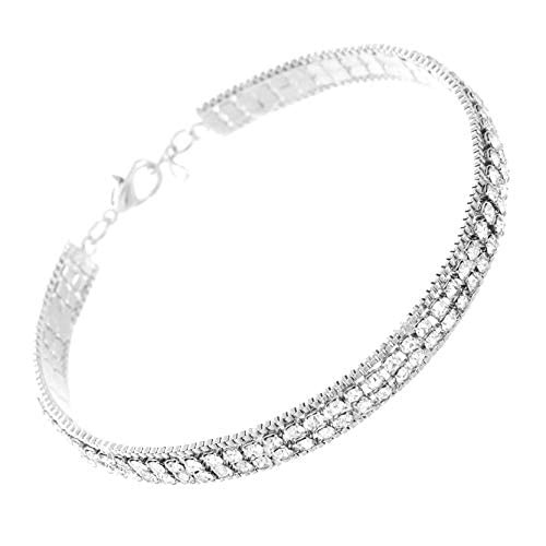 Women's Rhinestone Strand Fashion Trending Bracelet 7-9 inches