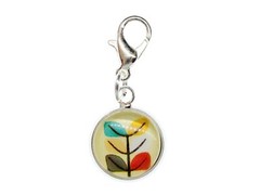 Colorful Leaves Charm Pendant Charm Bracelet Miniblings Plant Leaf Autumnal