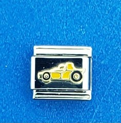 Zoppini 18k Yellow Race Car Charm