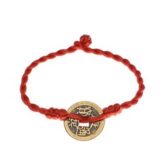 Attract Money Wealth Bracelet for Men Women Girl Boy Lucky String Copper Coin