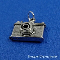 Silver CAMERA Photographer Photography Travel CHARM PENDANT