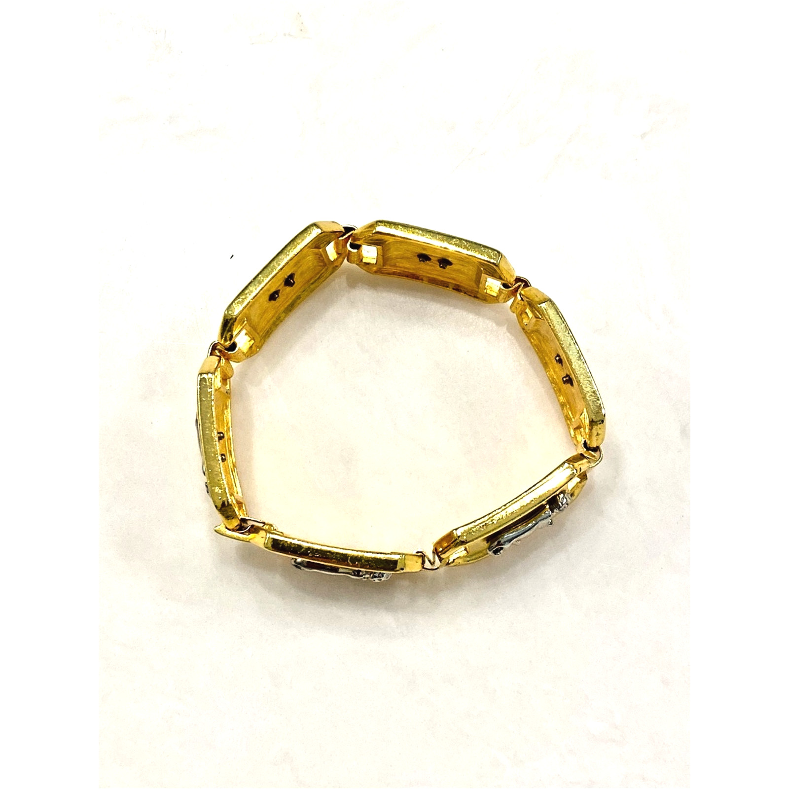 Vintage Gold and Silver Panther Link Bracelet gallery