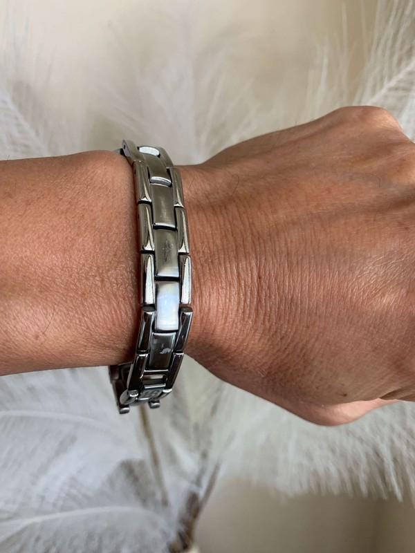 Titanium Magnetic Bracelet men women Arthritis Pain Relief Energy Stress Power X gallery
