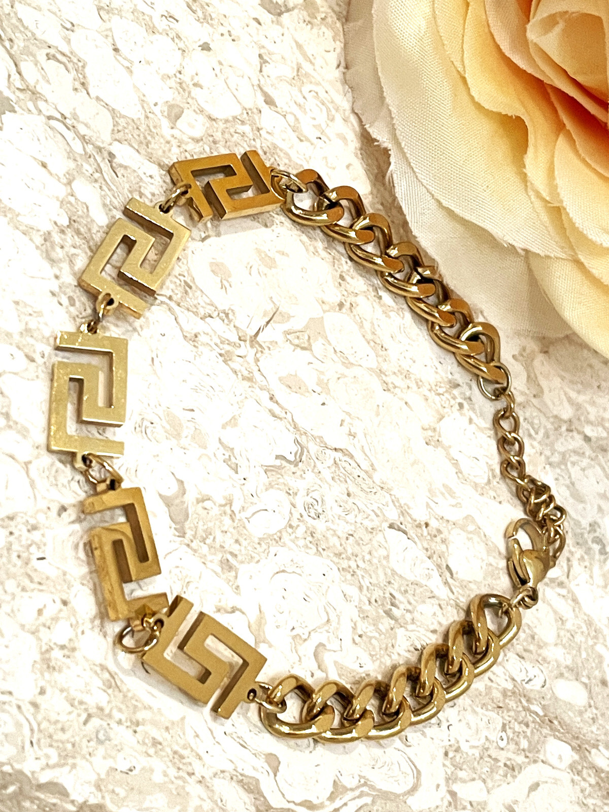 Made in Greece Jewelry Greek Key jewelry Greek Key Silver Bracelet Eternity Gift gallery
