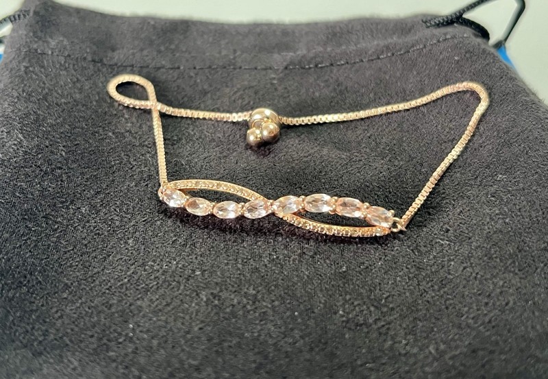 Rose Gold Infinity Bracelet gallery