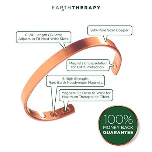 Copper Bracelet Magnetic Healing Bio Therapy Arthritis Pain Relief Bangle Cuff gallery