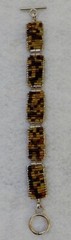 Beautiful Bracelet Silver Tone Multicolor Beads Toggle Closure 7in LONG 5/8in/W