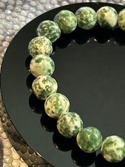 TREE AGATE 8MM 18.5 CM BEADED NATURAL POLISHED CRYSTAL STONE BEADED BRACELET
