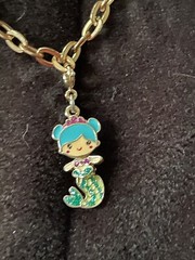 CHARM IT! Gold Swivel Mermaid Charm and NECKLACE SUPER CUTE