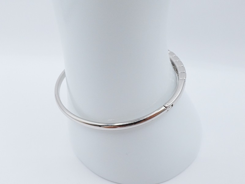 Bangle Bracelet Beautiful Cz Diamond White Gold Plated 5" - 7" Women Jewelry gallery