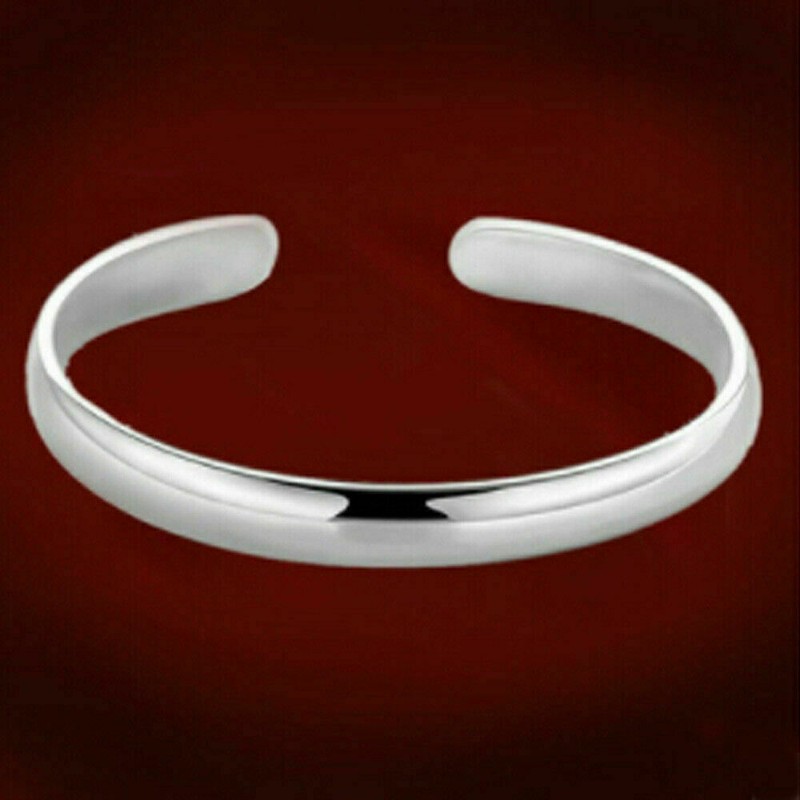 Elegant Silver Plated New Fashion Jewelry Unique Open Bracelet Bangle Cuff gallery