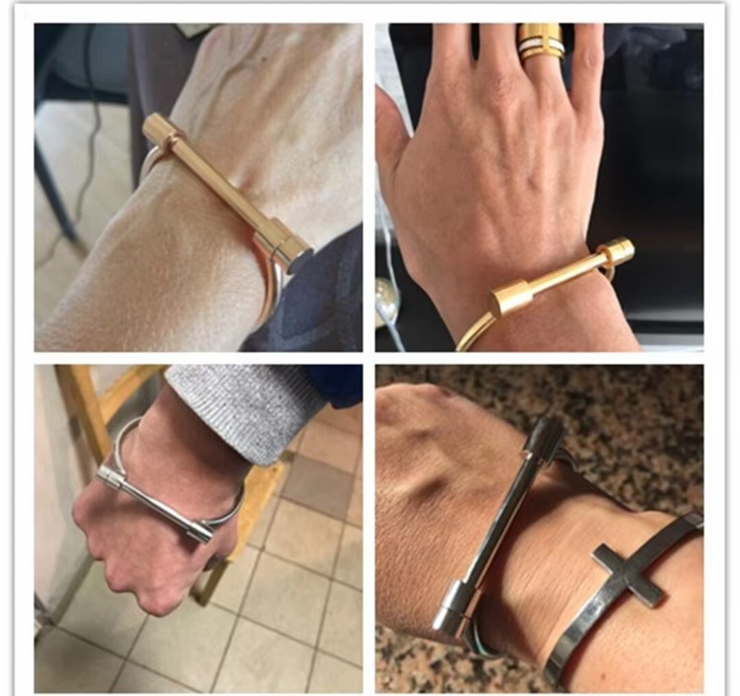 14k Gold Plated Bracelet Bangle Chain Charm Cuff men or women gallery