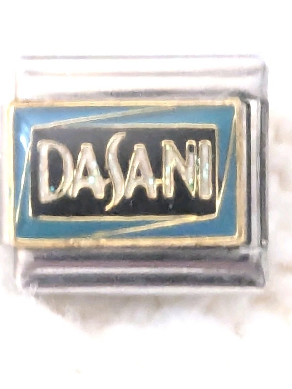 Authentic Casa D'Oro Dasani Bottle Water Italian Charm Classic 9mm Link P90 gallery