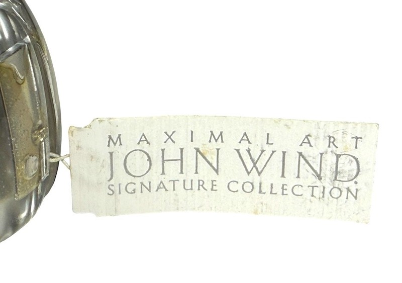 Maximal Art John Wind Charm Cuff Bracelet Moon Glow Gray Hinged Magnetic Clasp gallery