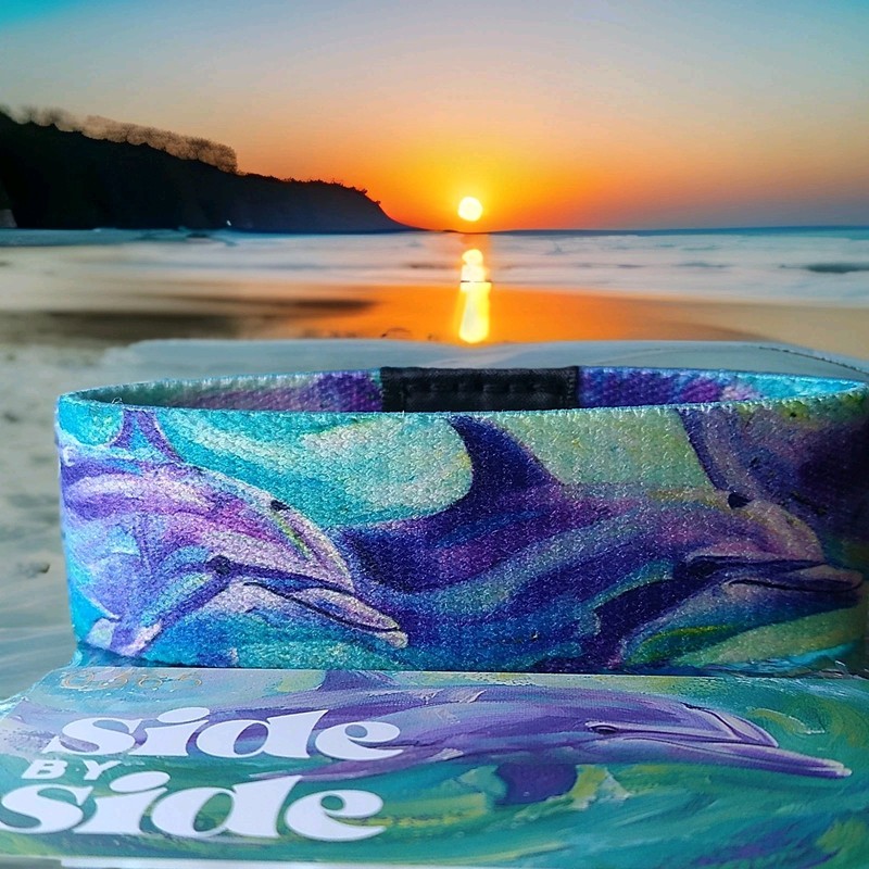 ZOX "side by side" Strap W/ Card (Sz Medium ) *Silver* gallery