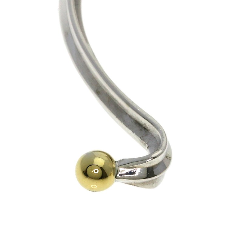 TIFFANY&Co. Hook & Eye Bracelet Silver 18K Yellow Gold Ladies [Used] gallery
