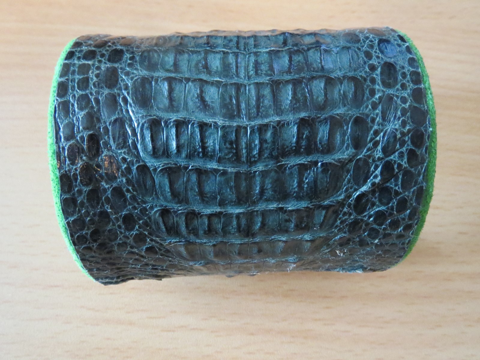 DANDI MAESTRE BRACELT CUFF with CROC and SUEDE gallery
