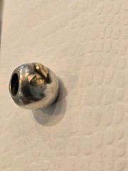 Pandora ALE Apple of My Eye 791026 14K Gold & Sterling Silver 925 Charm Bead