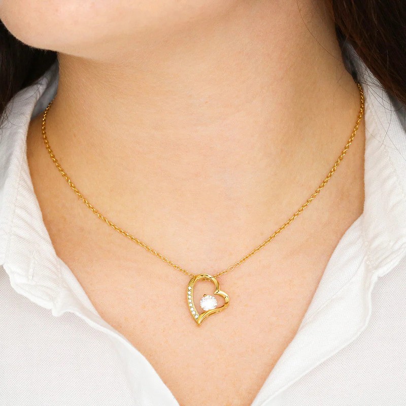 Future Wife - 1st Anniversary - Forever Love Heart Necklace gallery