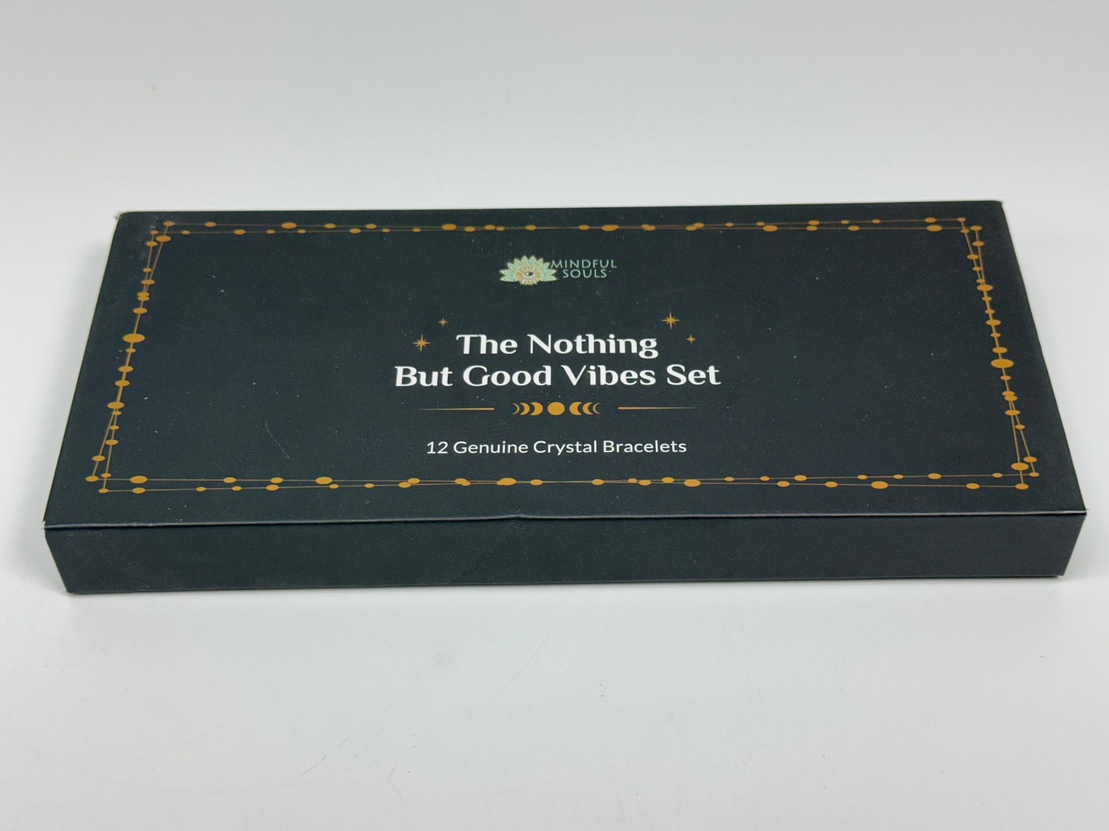 Mindful Souls The Nothing But Good Vibes Natural Crystal Bracelet Set 7" gallery
