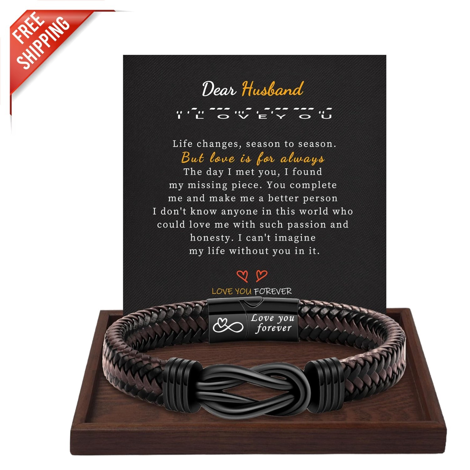 Sentimental Morse Code Bracelet for Men - Perfect Graduation or Birthday Gift gallery