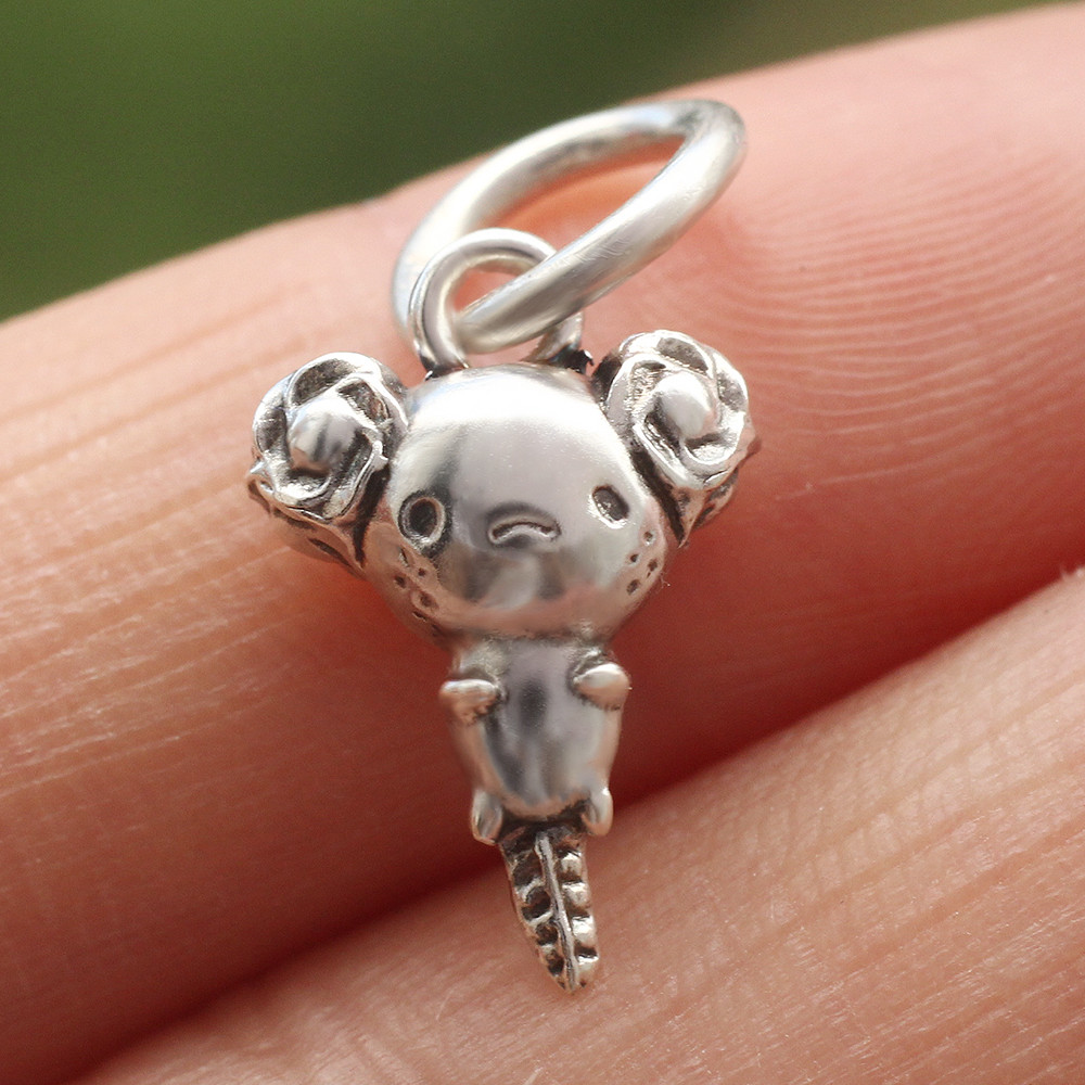 Solid 3D 925 Sterling Silver Mexican Axolotl Fish Charm Pendant For Women Girl