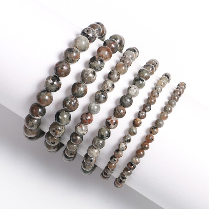 Natural Yooperlite Stone Bracelet UV Reactive Halloween Stretch Crystal Handmade gallery