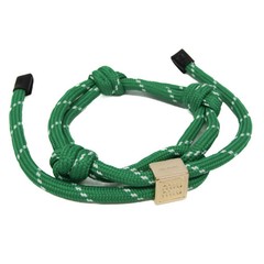 Miu Miu Logo Metal Cord Bracelet 5IB538 Metal,Nylon Charm Bracelet… BF595216