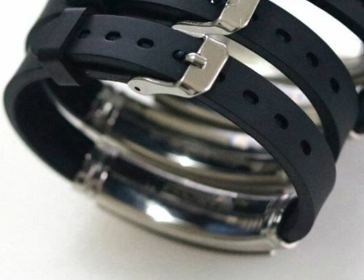 NEW Bracelet Silicone Rainbow Pride Gay LGBTQ Stainless Steel Wristband gallery