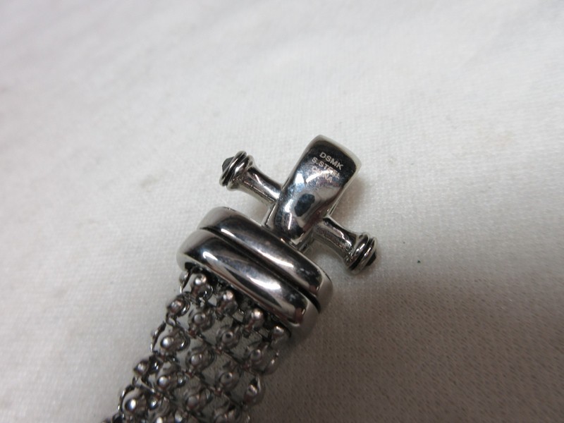 DSMK STAINLESS POPCORN MESH BRACELET #57 gallery