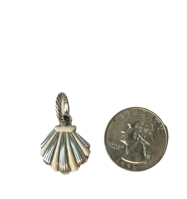 Brighton SCALLOP SHELL Charm NWOT J97622 List $17 Rare Find! gallery