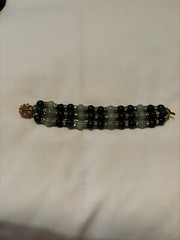 Semi Precious Stone Bracelet – Please see description . 18ct Gold Plated