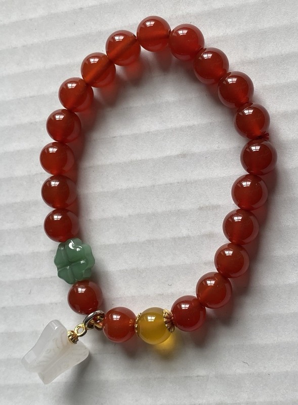 Lot of 3 Mixed Stone Beaded Stretch Bracelets gallery