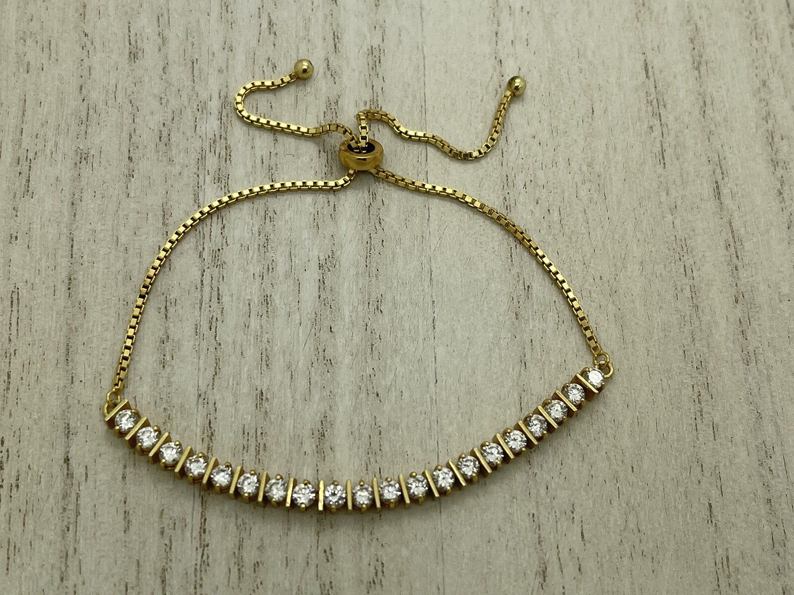 Giani Bernini Cubic Zirconia Bolo Bracelet in Yellow Sterling Silver $140 gallery