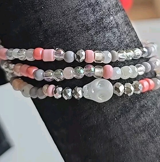 Michele's Attic Boutique Seed Bead & Charm Bracelets (3PC) - Immortal Love 82359 gallery