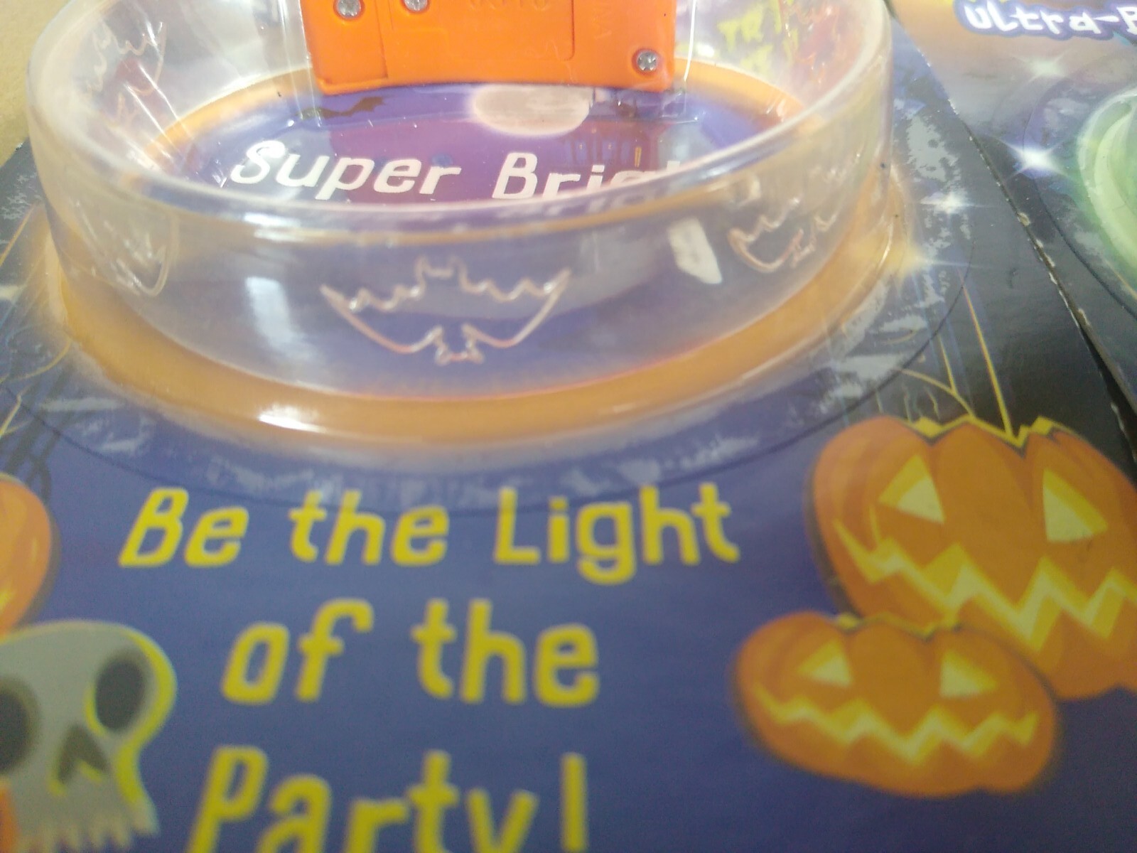 Children Safety LED Halloween Bracelet Super Bright Neon Bat Pumpkin and Spider gallery