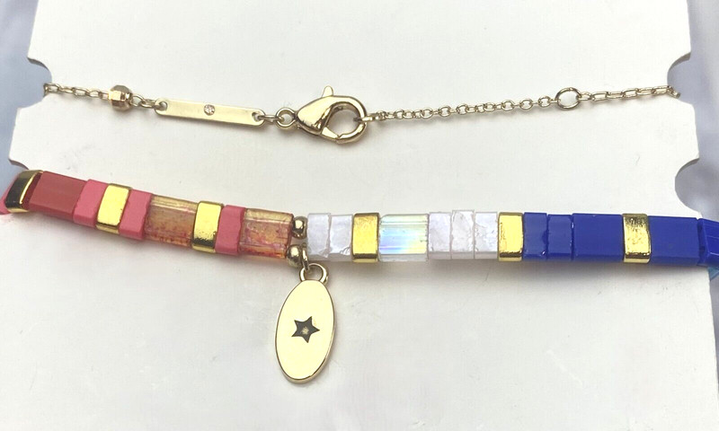 Unwritten Gold Flash Plated Multi-Color Rainbow Bracelet 2-Piece Set gallery