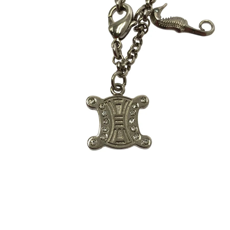 CELINE Trionf Chain Bracelet Silver Women Used gallery