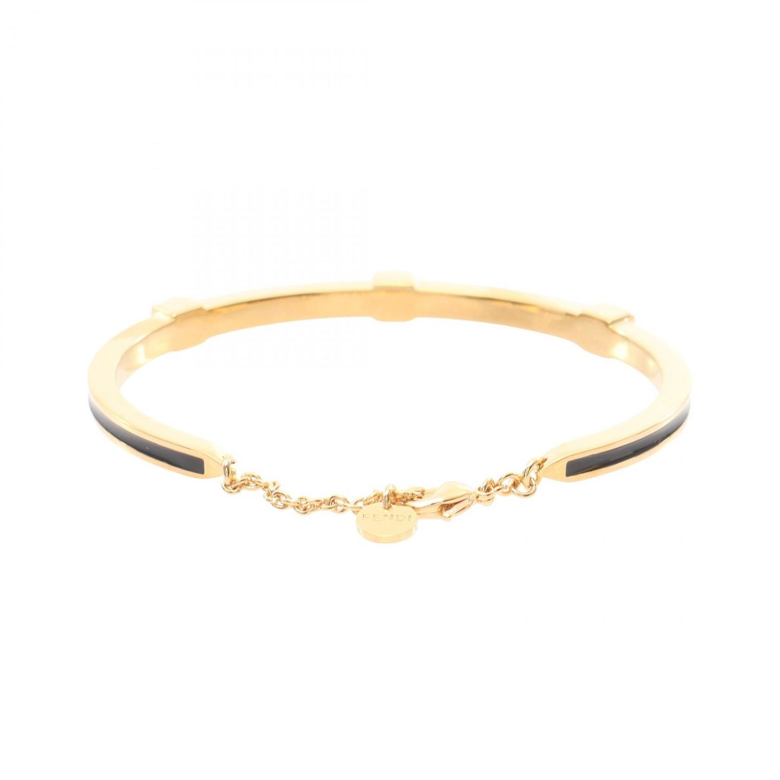FENDI Bracelet FOREVER 8AL218TL9F0A1FM Gold/Black Women's New gallery