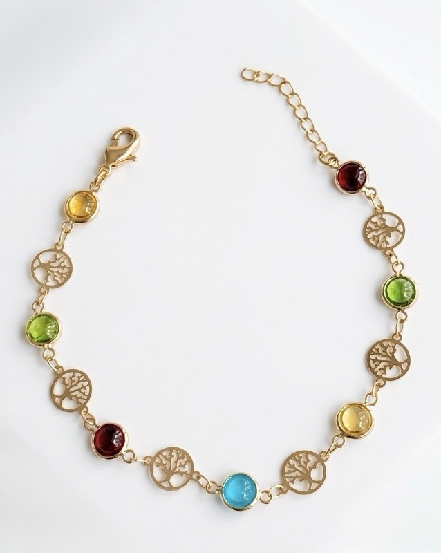 Gold Bracelets Women 18K Gold Plated Water Resistant Stackable Bracelet Set gallery
