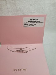 BP Modern Luxe Bracelet Created Light Rose Quartz Love Ever After Bracelet