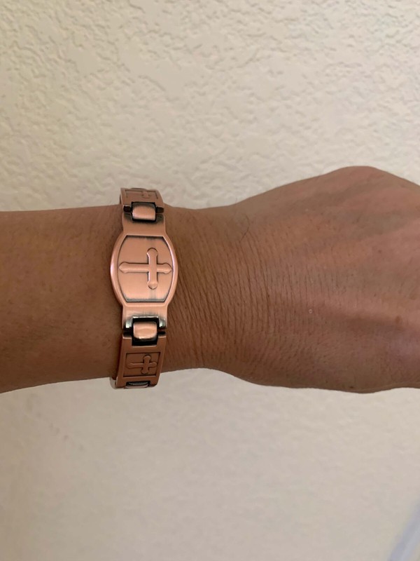 Gorgeous Copper Magnetic Bracelet Arthritis Pain Relief Balance Power Energy RX gallery