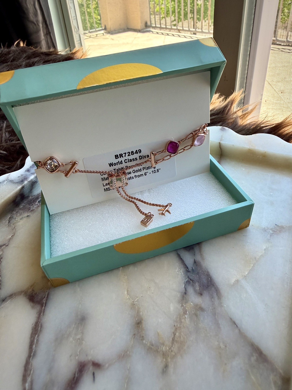 BP Jewel Candy World Class Diva Tahiti Paradise Rose Gold Bracele gallery