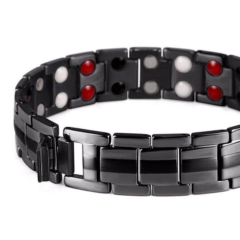 Magnetic Bracelet women men Arthritis pain relief 44 Elements Balance Energy New gallery
