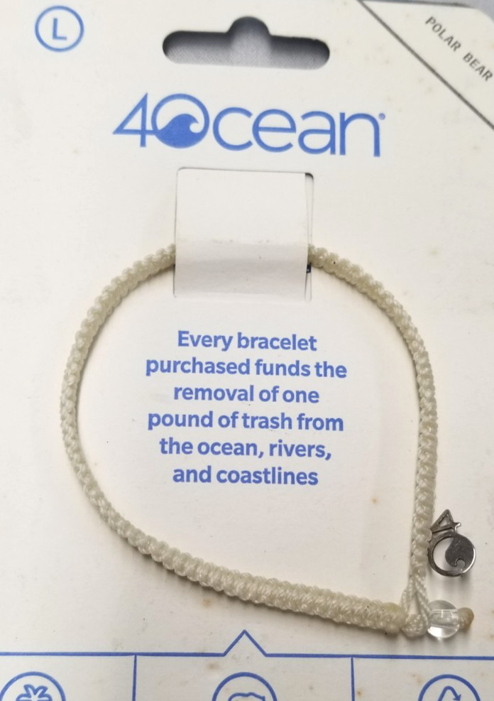 4Ocean Large Polar Bear Braided Bracelet 7.75"-8.75" gallery