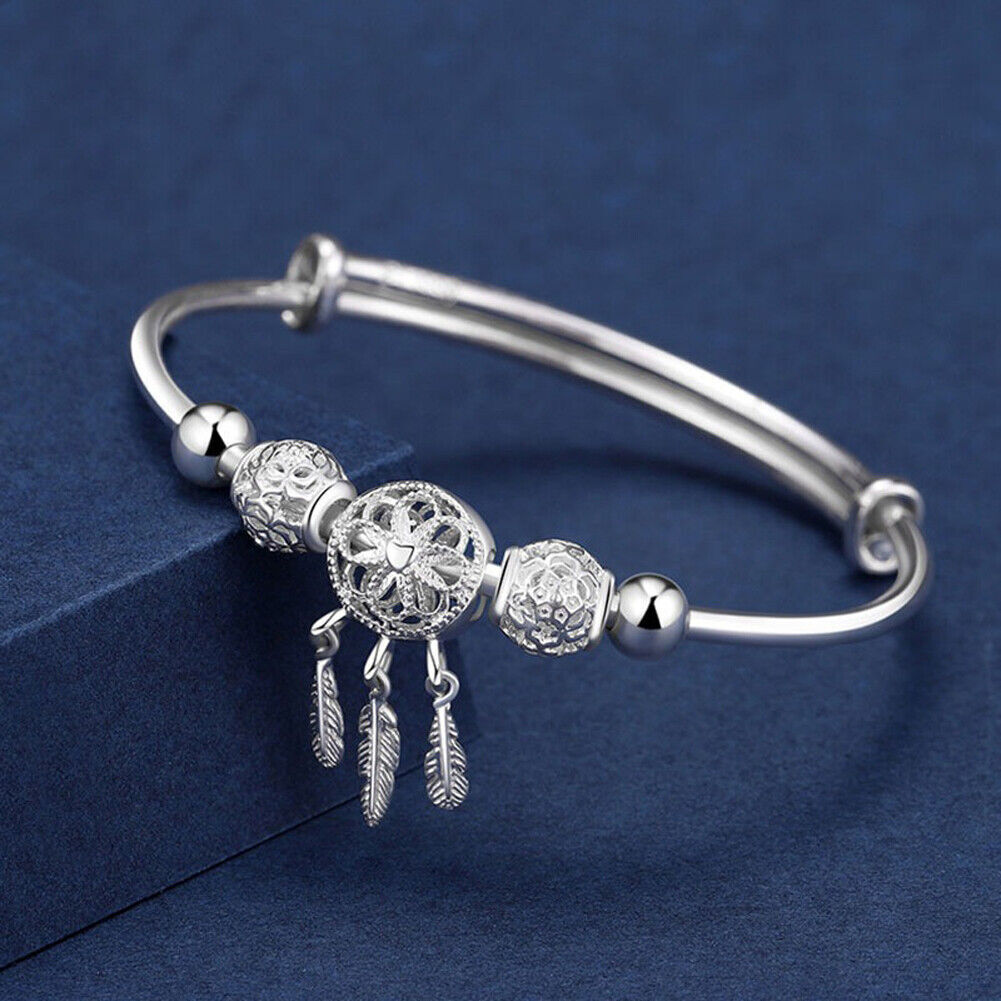 NEW Dream Catcher Tassel Feather Charm Bracelet Bangle Women Elegant Jewelry USA gallery