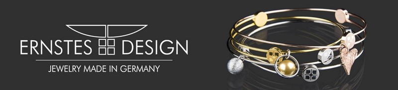 Ernstes Design Bangle Stainless A358 Sweetheart Bracelet Rottgold Coated Major gallery